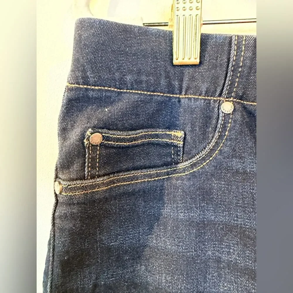 Liverpool Slim Chloe Pull-On Stretch Jeans in Canton Dark Wash - Size 30